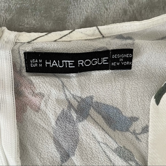 Haute Rogue Long Sleeve Floral Dress w/ Bloomers M - Picture 5 of 9